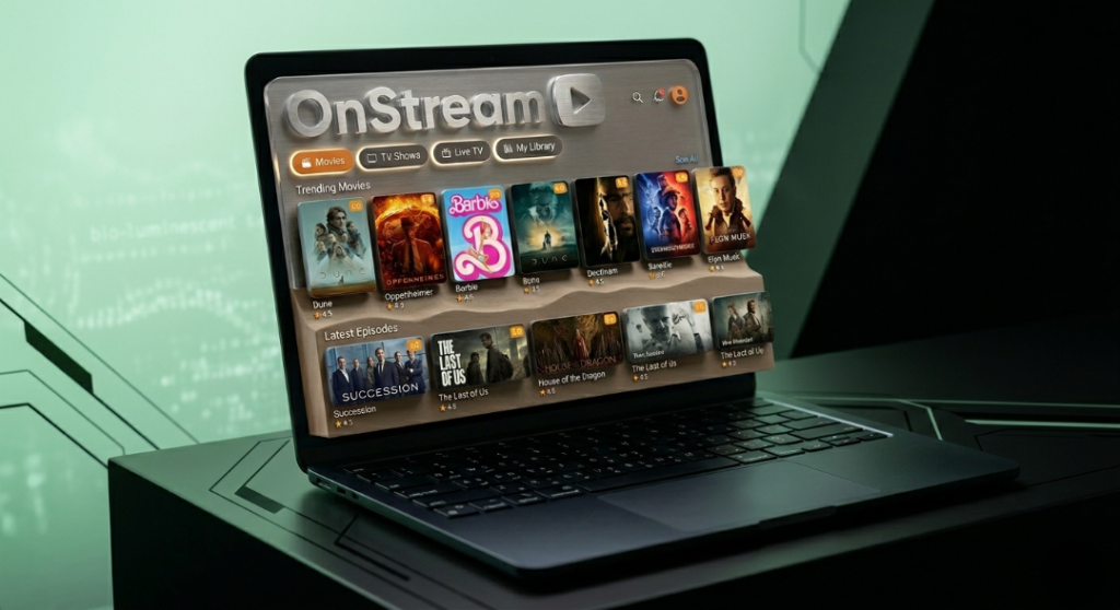 on stream image